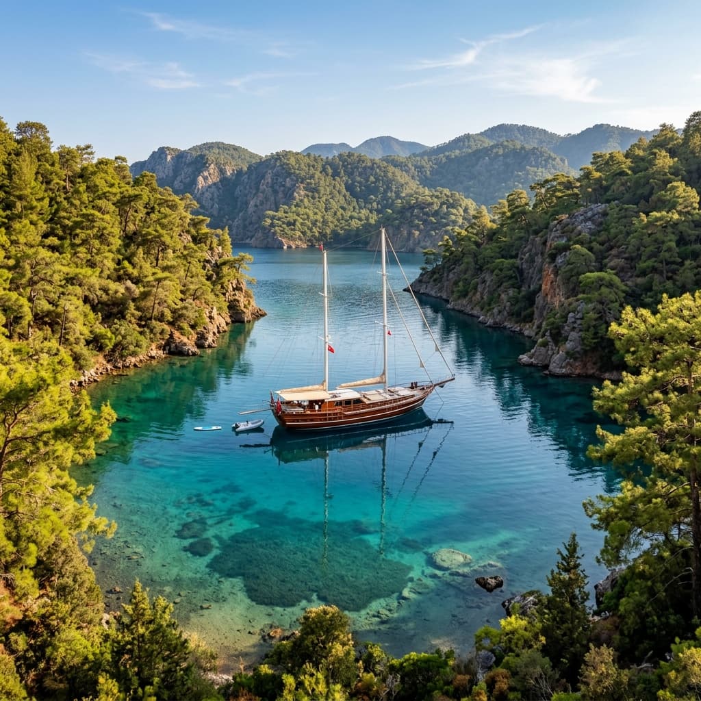 Göcek Koylarında Gulet Charter Rotası